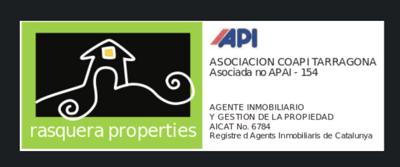 Rasquera Properties. AICAT No: 6784, Immobilienmakler, Rasquera