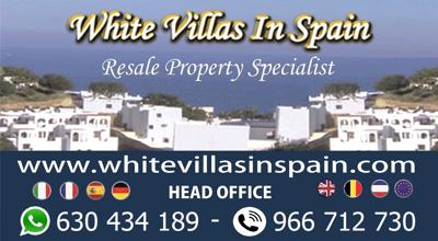 White Villas In Spain, Estate Agents, Rojales
