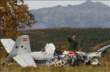 Two die as light airplane crashes on take-off