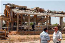 Five hurt in church roof collapse