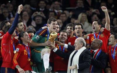 Spain champions of the world after Iniesta's last-gasp winner