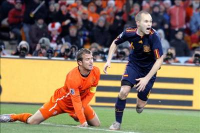 Spain champions of the world after Iniesta's last-gasp winner