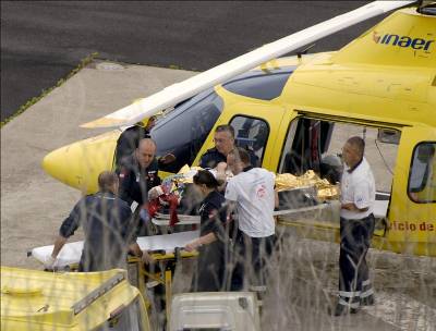 Two men seriously injured in Canary Islands helicopter crash