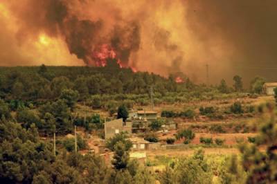 Spain on fire