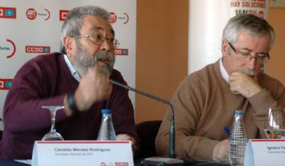 Tax the rich to feed the poor, say Toxo and Méndez