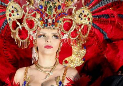 Carnival Queen contestant 'in serious condition' after costume catches fire