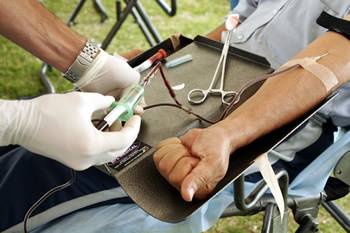 Five blood transfusions a minute are given and 80 lives are saved a day thanks to donors in Spain