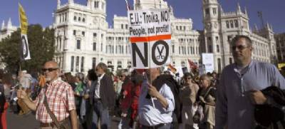 Anti-Troika demonstration in 80 European cities includes 11 in Spain