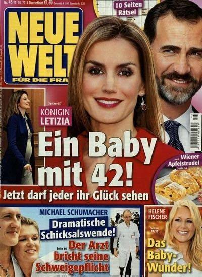 Queen Letizia not pregnant, despite magazine headlines