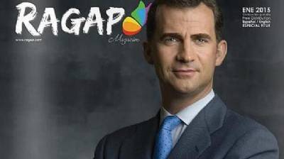 King Felipe on the cover of LGB magazine ahead of his 'gay support' award