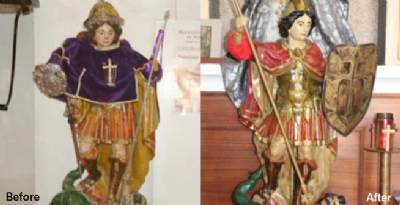 Salamanca's 'botched' Michelangelo compared to Cecilia's Ecce Homo