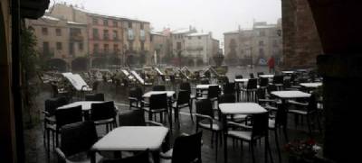 May Day bank holiday dawns wet and windy across the country with snow in the north