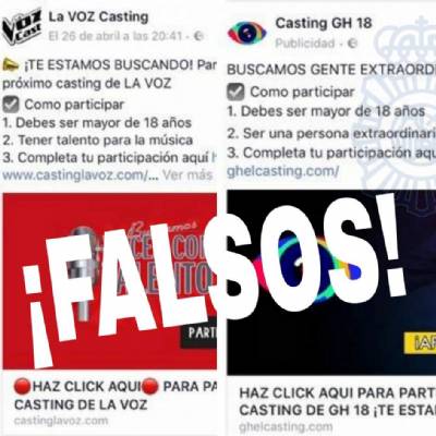 Fraudulent 'audition' adverts for 'Big Brother' and 'The Voice' sent by text message