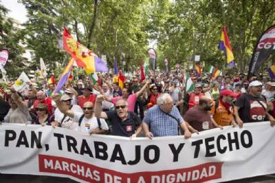 'March for Dignity' storms Madrid