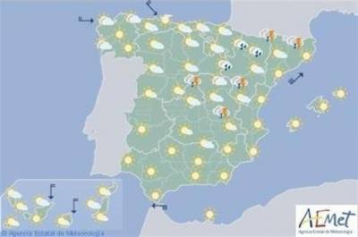 Weather alerts across Spain as heatwave continues, bringing storms in its wake