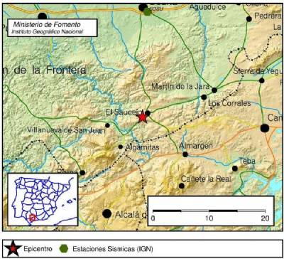 Earthquake in Sevilla that nobody noticed