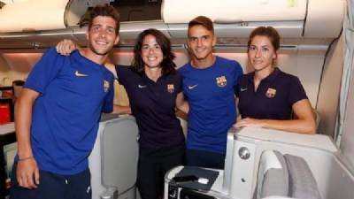 'Logistical issues' forced Barça women into tourist class, says club spokesman