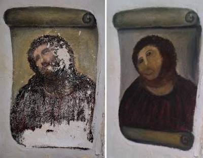 Psychedelic Nativity scene restoration sparks outrage