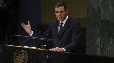 Sánchez speaks out about anti-migrant 'xenophobia' at UN début