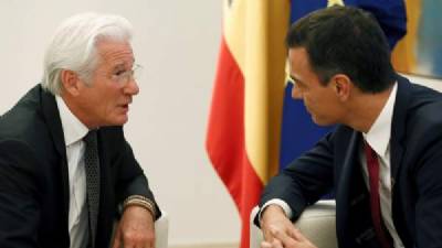 Richard Gere and Pedro Sánchez in talks to tackle homelessness