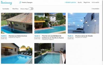 'Swimmy', the 'Airbnb for pools', reaches Spain