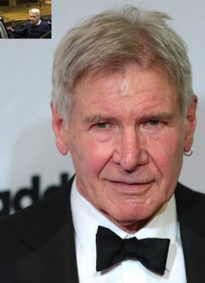 Harrison Ford parties the night away in Madrid