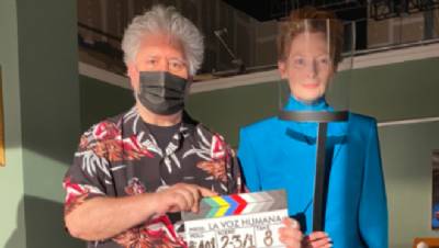 Almodóvar and Tilda Swinton start filming English short