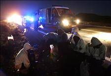 Two immigrants injured in Guardia Civil vehicle crash
