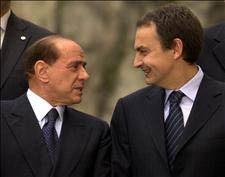 Zapatero and Berlusconi discuss European Constitution in Cuenca