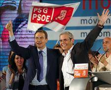 Zapatero calls on Galician voters to end `right-wing despotism´