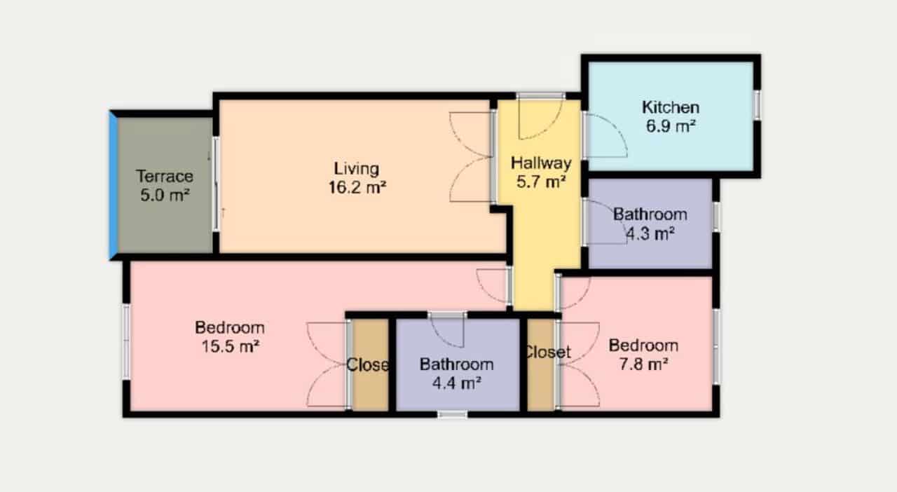 2 sypialnia Apartament na sprzedaż w Javea / Xabia z basenem - 410 000 € (Ref: 9934922)