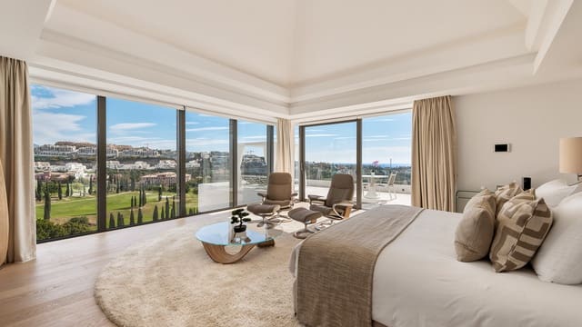 8 Zimmer Villa zu vermieten in Los Flamingos, Benahavís mit Pool Garage - 40.000 € (Ref: 6069279)