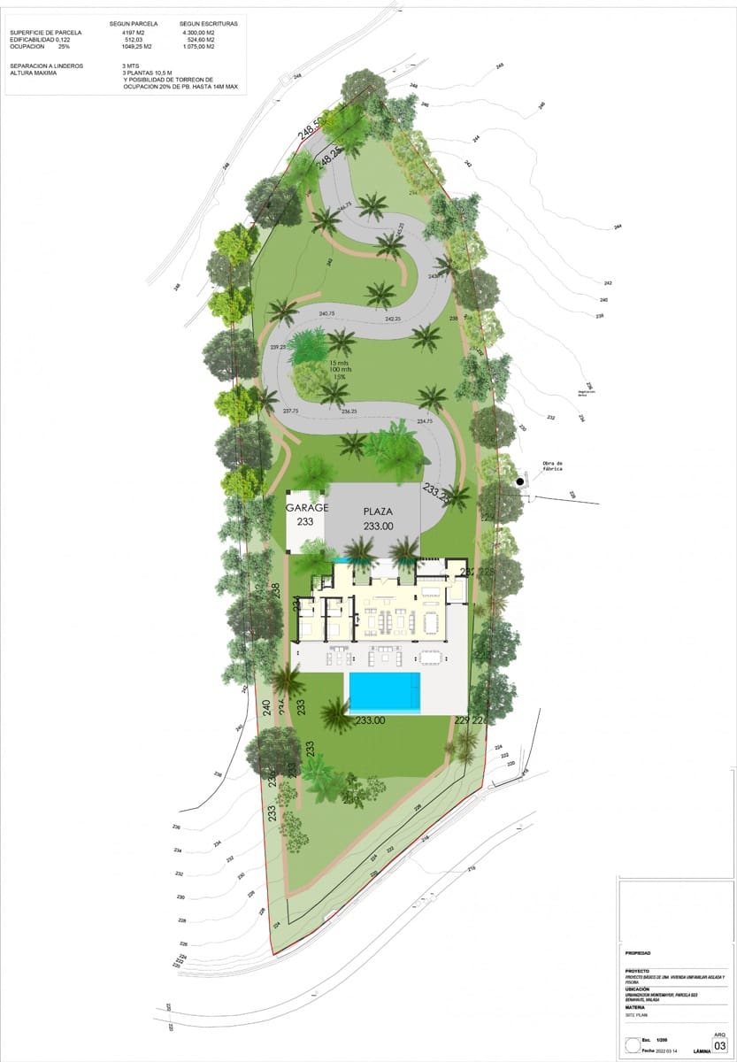 Tontti myytävänä paikassa Benahavis - 950 000 € (Ref: 6709556)