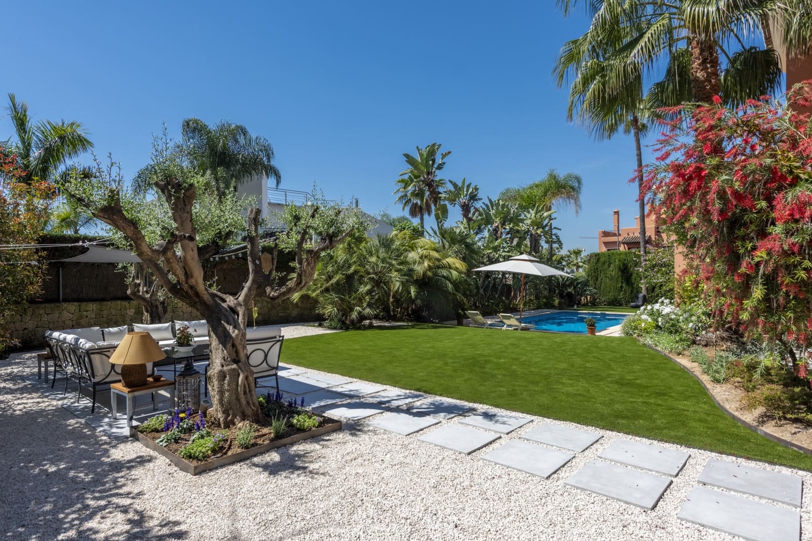 Villa/Maison de 5 chambres à louer à Marbella avec piscine garage - 17 000 € (Ref: 7806651)