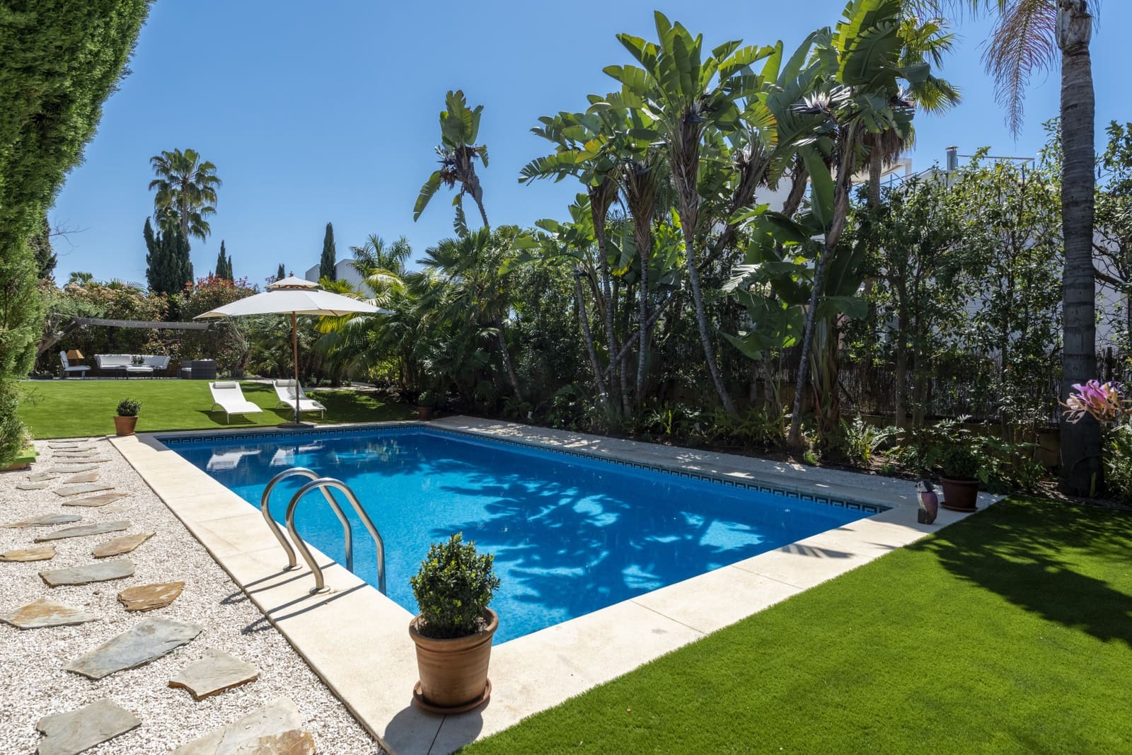 Villa/Maison de 5 chambres à louer à Marbella avec piscine garage - 17 000 € (Ref: 7806651)