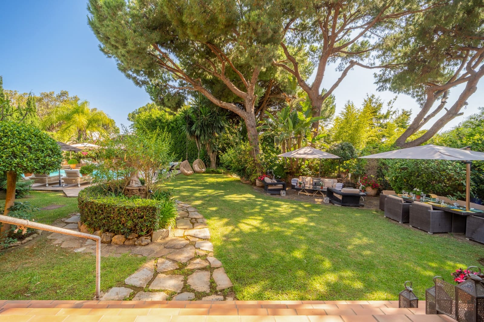 Villa/Maison de 6 chambres à louer à Marbella avec piscine garage - 12 000 € (Ref: 9153023)