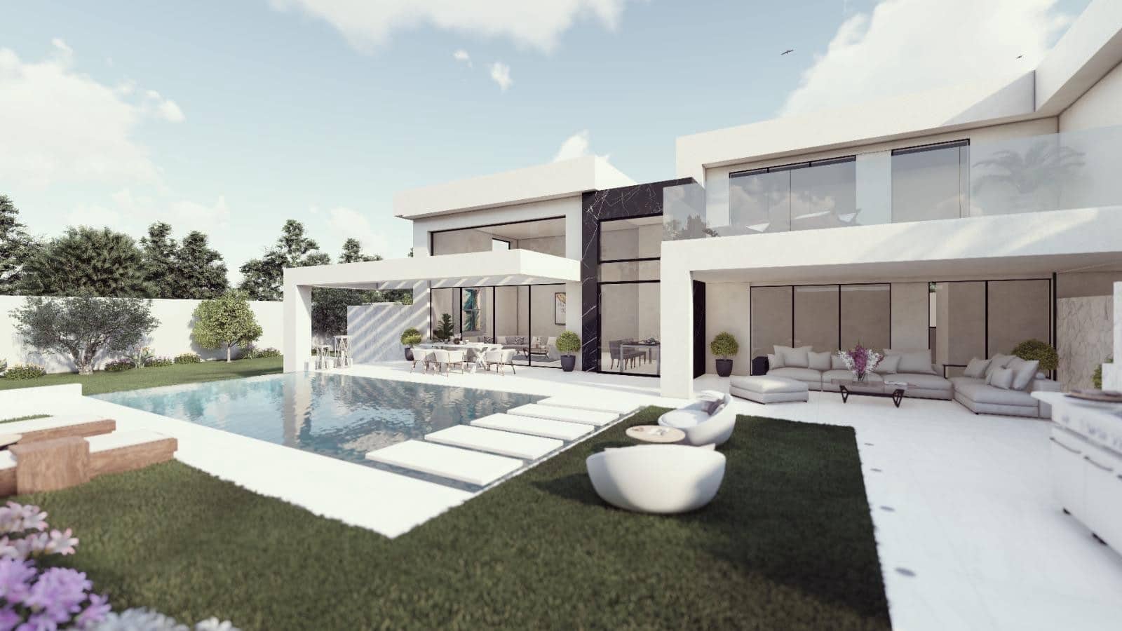 3 sypialnia Willa na sprzedaż w Estepona z basenem garażem - 2 750 000 € (Ref: 9186834)