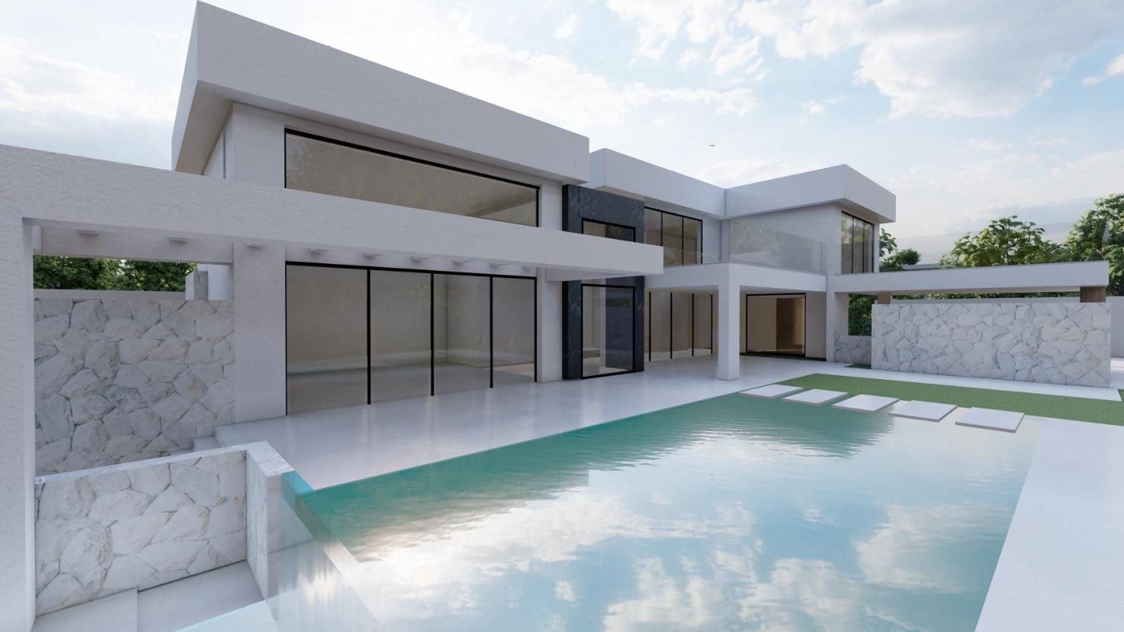 3 sypialnia Willa na sprzedaż w Estepona z basenem garażem - 2 750 000 € (Ref: 9186834)