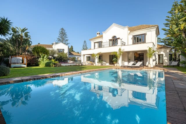 6 soverom Villa til leie i Guadalmina Baja, Marbella med svømmebasseng garasje - € 12 500 (Ref: 9289642)