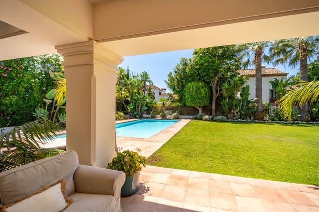 6 soverom Villa til leie i Guadalmina Baja, Marbella med svømmebasseng garasje - € 12 500 (Ref: 9289642)