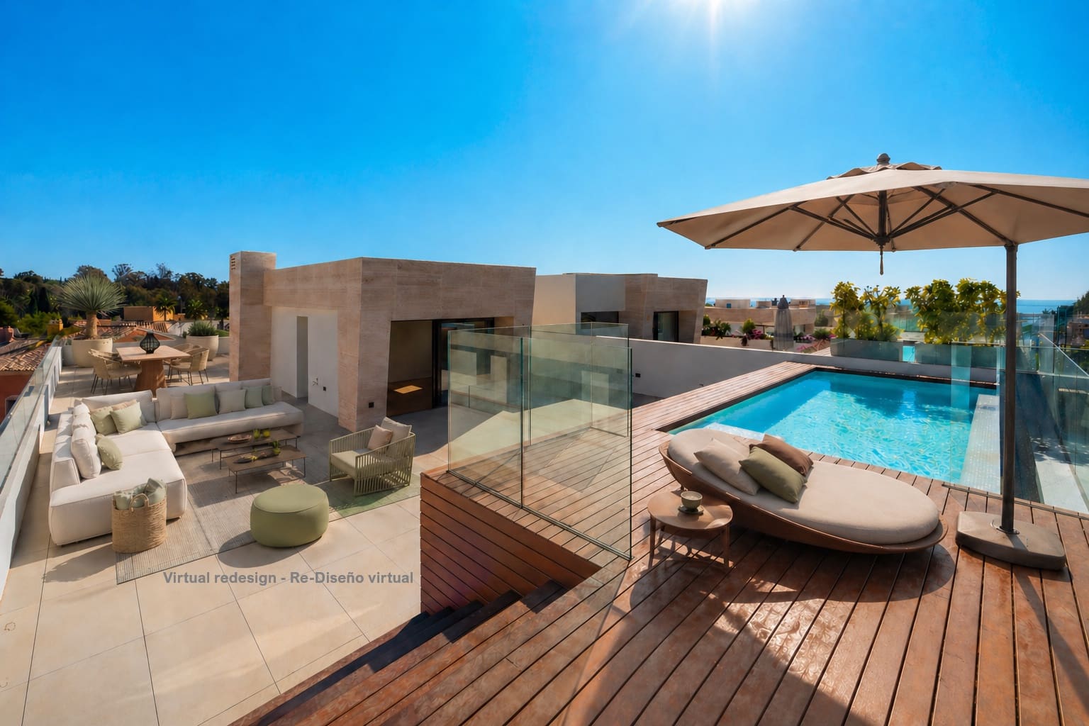 3 soverom Penthouse til salgs i Marbella med svømmebasseng garasje - € 6 500 000 (Ref: 9387742)