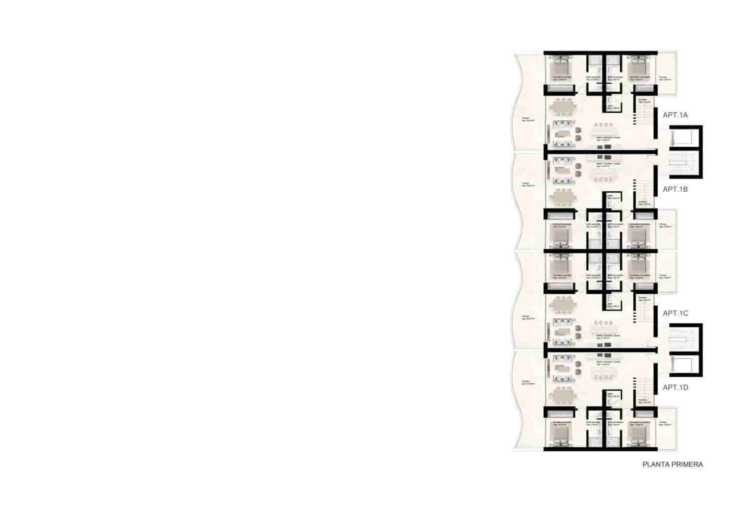 4 makuuhuone Huoneisto myytävänä paikassa Golden Mile mukana uima-altaan 
autotalli - 3 450 000 € (Ref: 9594906)