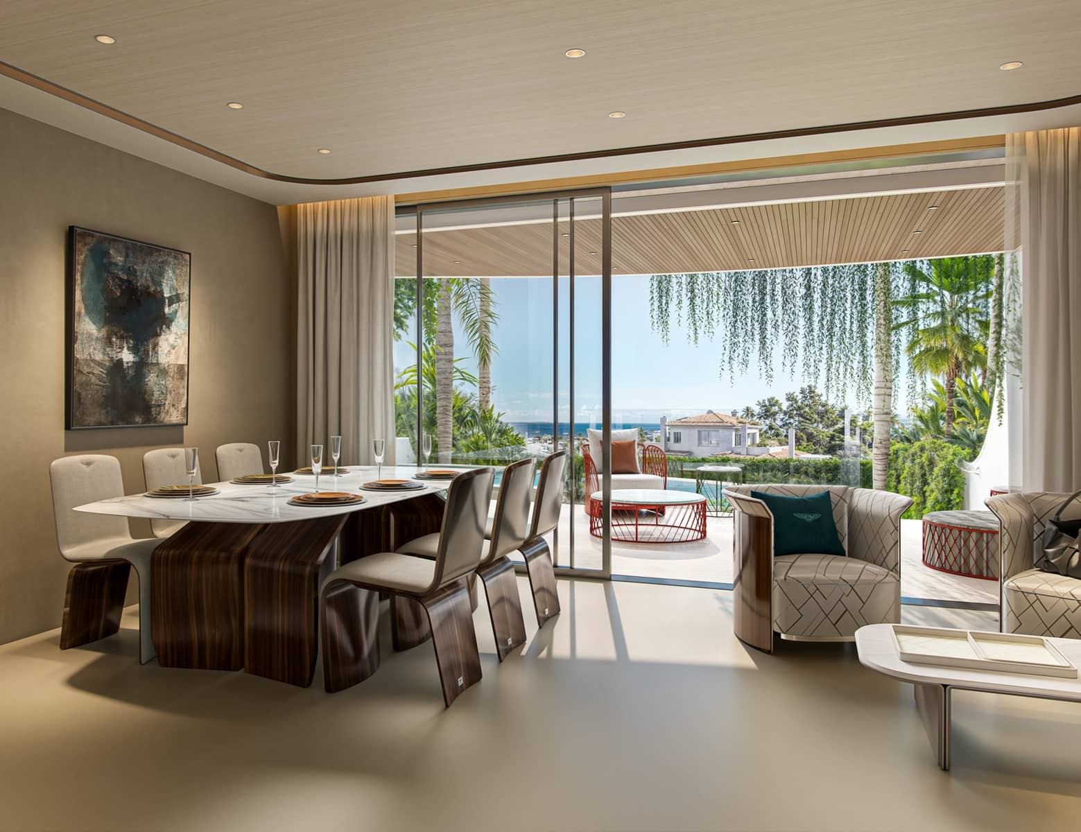 4 makuuhuone Huoneisto myytävänä paikassa Golden Mile mukana uima-altaan 
autotalli - 3 450 000 € (Ref: 9594906)