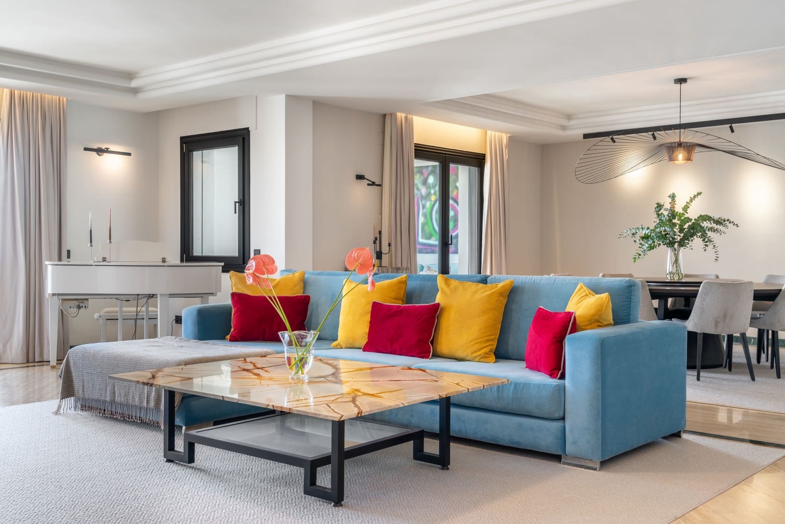 4 slaapkamer Penthouse te huur in Marbella met zwembad garage - € 18.000 (Ref: 9667178)