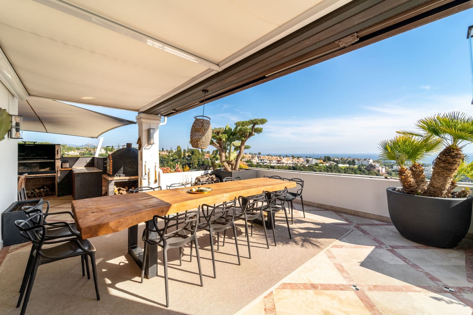 4 soveværelse Penthouse til leje i Marbella med swimmingpool garage - € 16.500 (Ref: 9667178)