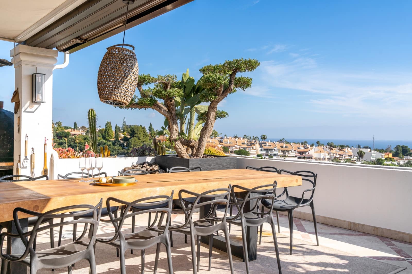 4 soveværelse Penthouse til leje i Marbella med swimmingpool garage - € 16.500 (Ref: 9667178)