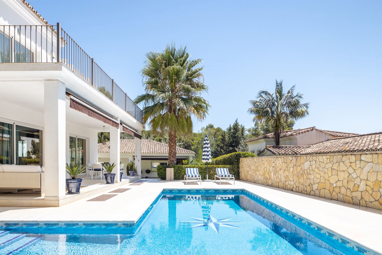 Villa/Maison de 4 chambres de location de vacances à Golden Mile avec piscine garage - 8 400 € (Ref: 9778604)