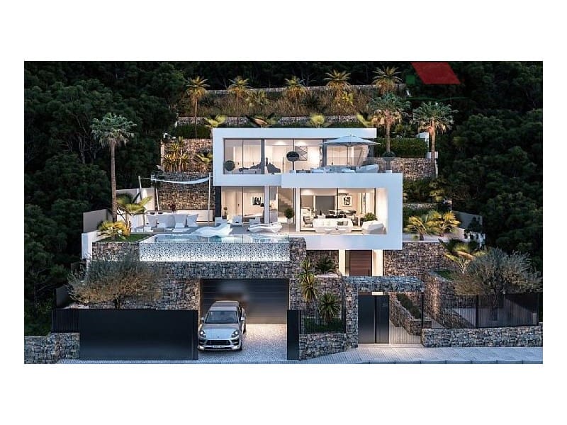 4 soveværelse Villa til salg i Calpe / Calp med swimmingpool garage - € 1.550.000 (Ref: 6115552)