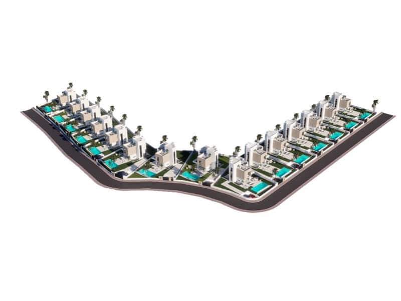 3 makuuhuone Huvila myytävänä paikassa Finestrat mukana uima-altaan 
autotalli - 729 900 € (Ref: 8300729)