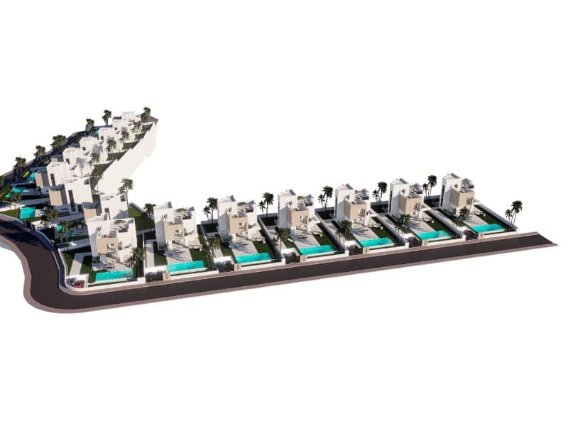 3 makuuhuone Huvila myytävänä paikassa Finestrat mukana uima-altaan 
autotalli - 729 900 € (Ref: 8300729)